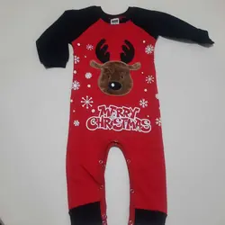 رامپر بچه گانه طرح گوزن یلدایی