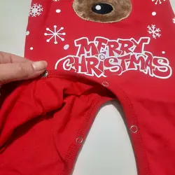 رامپر بچه گانه طرح گوزن یلدایی