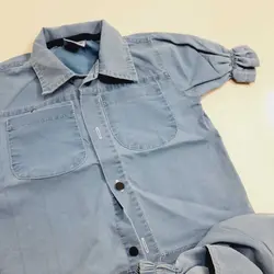 بلوز شلوار دمپا گشاد جین دخترانه شیک