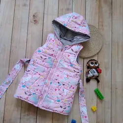 پافر دخترانه دورو طرح تکشاخ