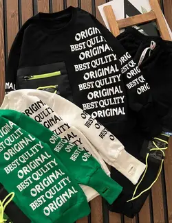 بلوز شلوار پسرانه انگشتی شبرنگ