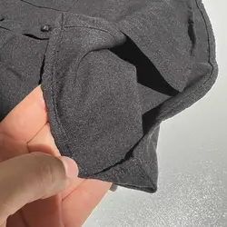 پیراهن پسرانه مشکی محرمی یقه دار