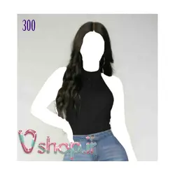 بادی نخی یقه اسکی پایین قزن دار