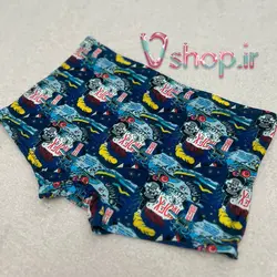 شورت مردانه نیم پا گیاهی فاق نخی