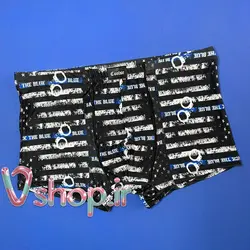 شورت مردانه نیم پا طرح دستبند