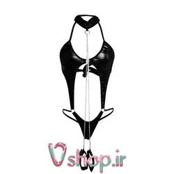 بادی لاتکس زندانی دستبند و زنجیر دار