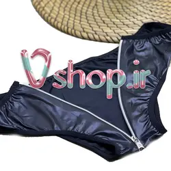 شورت لاتکس زیپ دار