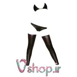 ست شورت و سوتین و ساق لاتکس