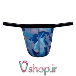 شورت مردانه پشتباز چریکی آبی