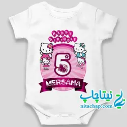بادی تولد با طرح هلو کیتی کد2
