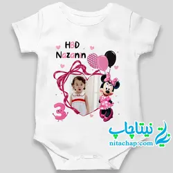 سرهمی تولد طرح میکی موس با عکس دلخواه شما کد6