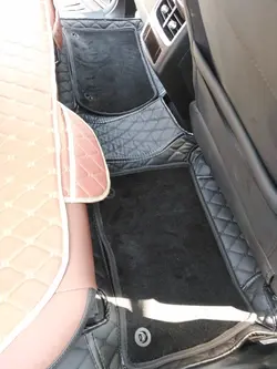کفپوش سه بعدی ترکیبی چرم و موکت اتاق پژو 207 - کاراکسسوری