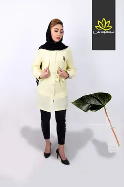 پولک دخترانه لیندور دکمه دار جلو بسته مناسب دختران بانوان با قد متوسط