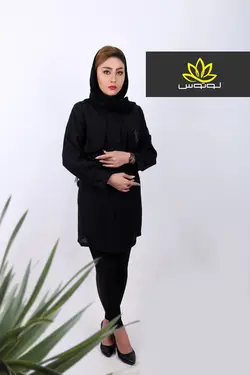 پولک دخترانه لیندور دکمه دار جلو بسته مناسب دختران بانوان با قد متوسط