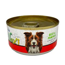 کنسرو 110 گرمی سگ بالغ با طعم گوشت گوساله و کدو تنبل