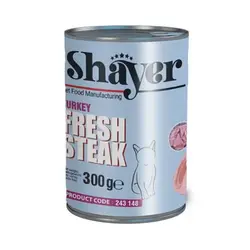 کنسرو استیک بوقلمون برای گربه - شایر