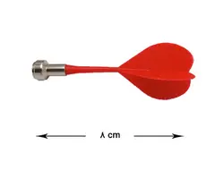 بازی فکری دارت مغناطیسی لوله ای 16 اینچی 9977