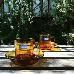 سرویس64 پارچه عسلی دورالکس فرانسه