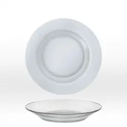 بشقاب خورشت خوری سفید ساده دورالکس فرانسه