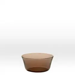 پیاله ماست خوری گرد دودی ساده دورالکس فرانسه