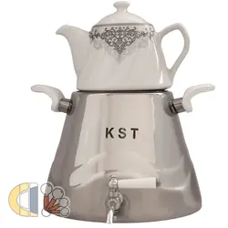 کتری و قوری کی اس تی مدل هرمی A1 دسته باکالیت