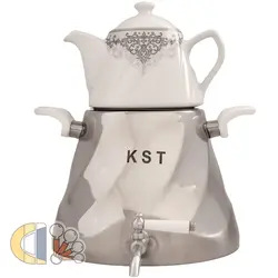 کتری و قوری کی اس تی مدل هرمی A2 دسته باکالیت