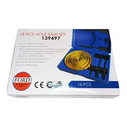 مته گردبر چوب فورد مدل 139497 مجموعه 18 عددی