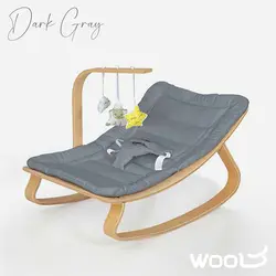 گهواره چوبی نوزاد قابل حمل مدل Kiwi Wooly