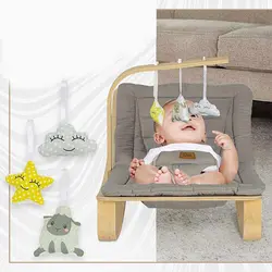 گهواره چوبی نوزاد قابل حمل مدل Kiwi Wooly