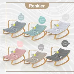 گهواره چوبی نوزاد قابل حمل مدل Kiwi Wooly