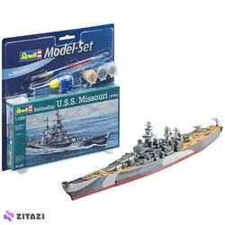 ماکت کشتی رول REVELL مدل Battleship U.S.S. Missouri کد 05128