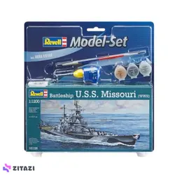 ماکت کشتی رول REVELL مدل Battleship U.S.S. Missouri کد 05128
