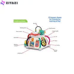 بازی آموزشی موزیکال هولا مدل کلبه کد 806