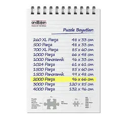 پازل 2000 تکه آناتولین طرح World Map کد 3935 Anatolian