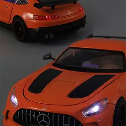 ماشین بازی مدل فلزی موزیکال بنز BENZ AMG GT 118