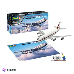 ماکت هواپیما مدل REVELL Model Boeing 747-100 50th Anniversary
