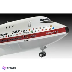 ماکت هواپیما مدل REVELL Model Boeing 747-100 50th Anniversary