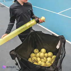 سبد توپ تنیس چرخ دار آرتنگو Artengo Wheeled Tennis Ball Basket