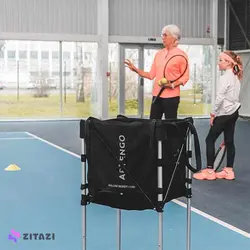 سبد توپ تنیس چرخ دار آرتنگو Artengo Wheeled Tennis Ball Basket