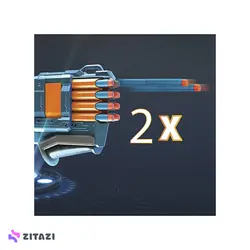 تفنگ بازی نرف مدل Nerf Elite 2.0 Warden Db-8 Toy Gun
