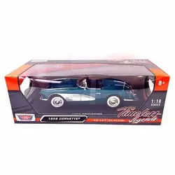 ماکت فلزی شورولت کوروت موتورمکس Motormax Chevrolet Corvette 1958 1:18