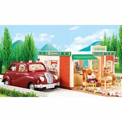 اسباب بازی سیلوانیان فامیلیز همبرگر فروشی کد 5271 Sylvanian Families Hamburger Restaurant Set