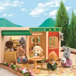 اسباب بازی سیلوانیان فامیلیز همبرگر فروشی کد 5271 Sylvanian Families Hamburger Restaurant Set