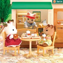 اسباب بازی سیلوانیان فامیلیز همبرگر فروشی کد 5271 Sylvanian Families Hamburger Restaurant Set