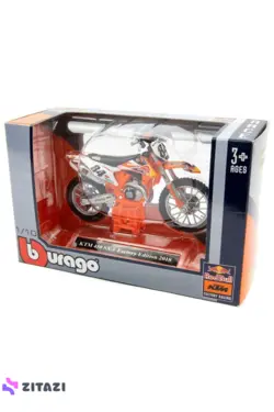 ماکت موتور مدل Burago 1:18 WRB KTM Cycle