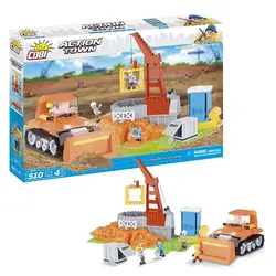 اسباب بازی ساختنی مدل زندگی شهری-تعمیر خط فاضلاب Cobi Action Town Sewer Line Repair Site