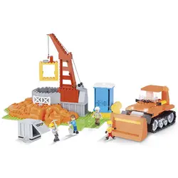 اسباب بازی ساختنی مدل زندگی شهری-تعمیر خط فاضلاب Cobi Action Town Sewer Line Repair Site