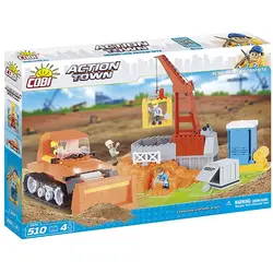 اسباب بازی ساختنی مدل زندگی شهری-تعمیر خط فاضلاب Cobi Action Town Sewer Line Repair Site