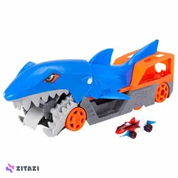 پارکینگ طرح کوسه هات ویلز مدل Hot Wheels® Shark Carrier Playset