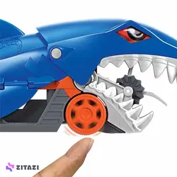 پارکینگ طرح کوسه هات ویلز مدل Hot Wheels® Shark Carrier Playset